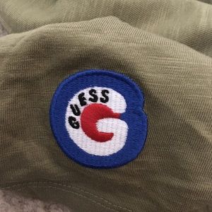 Guess olive green t-shirt.